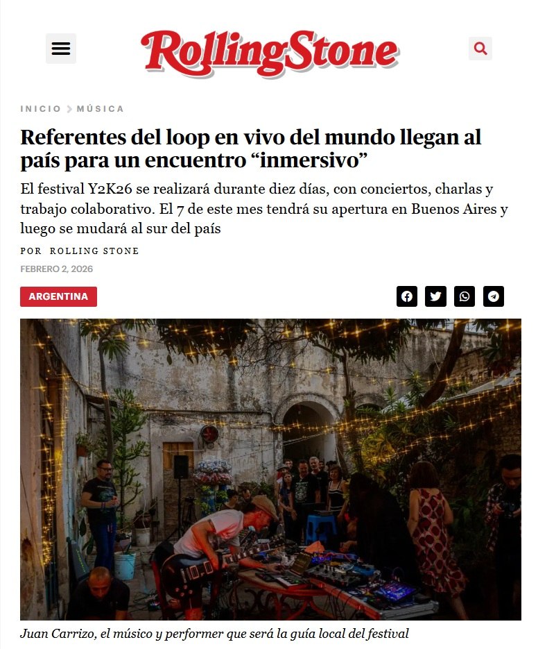 y2k26 Argentina Rolling Stone